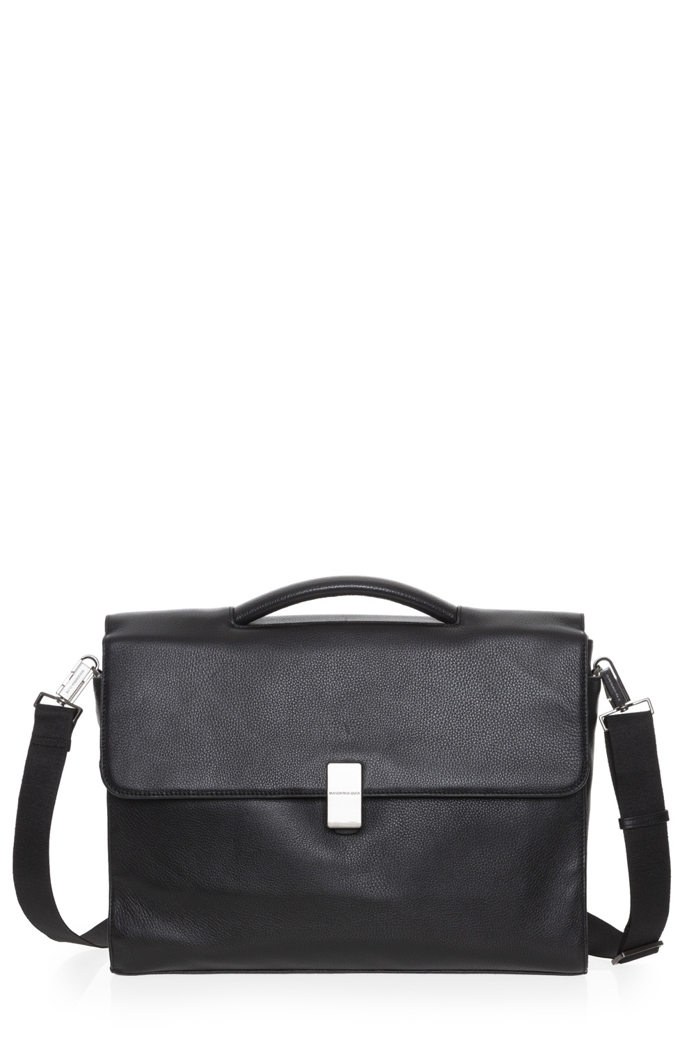 sleek leather briefcase