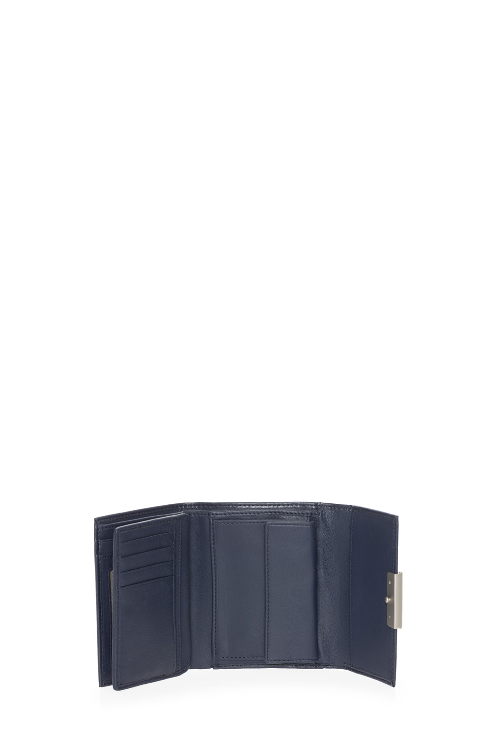 Portafoglio Donna Mandarina Duck Hera 3.0 - Pelle Liscia Italiana, Design Elegante Con Cerniera Satinata